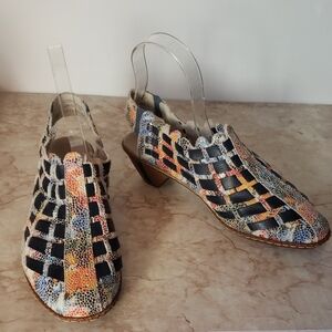 Colorful Women's Slingback Heels